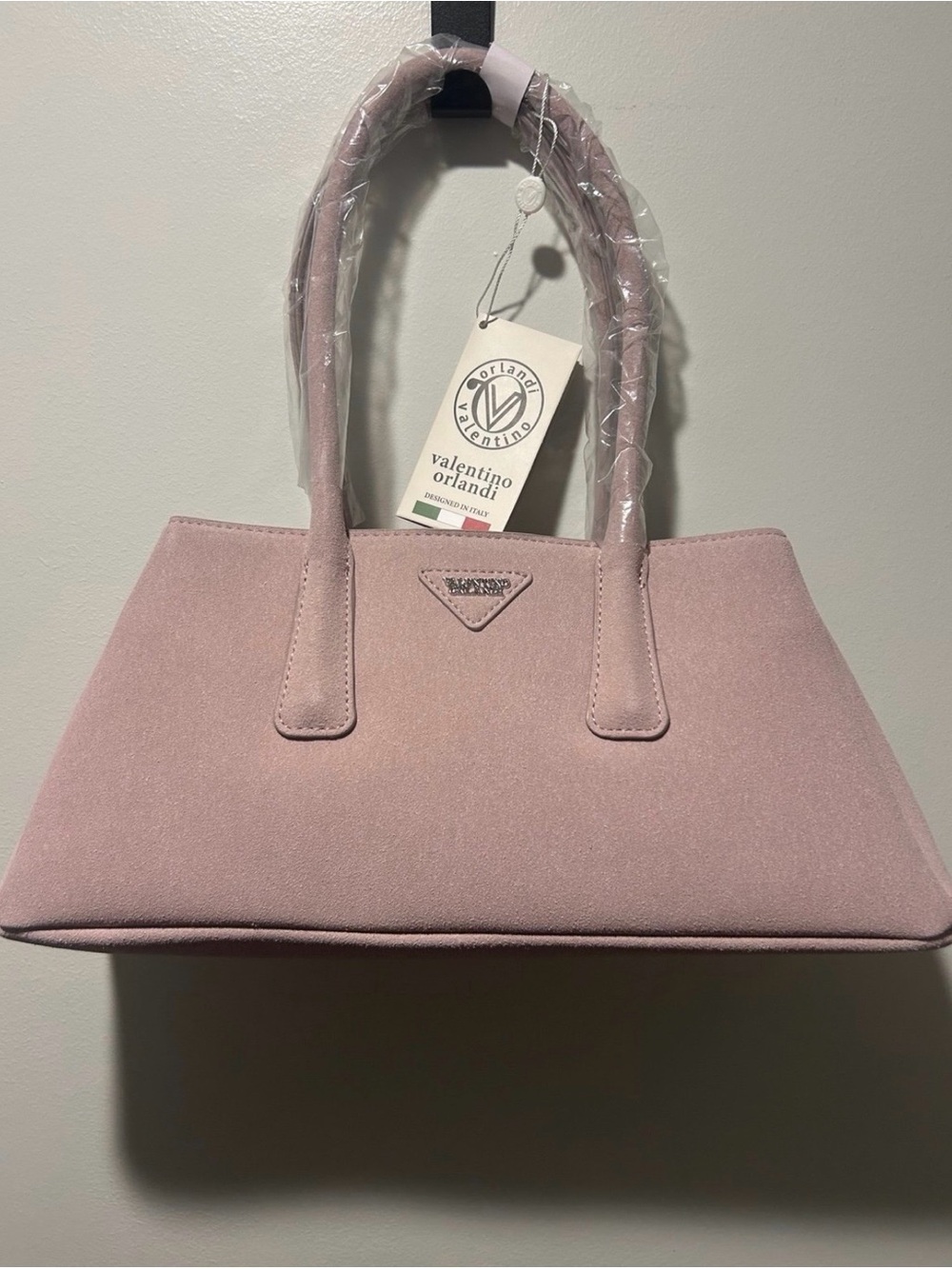 Valentino Orlandi Lilac Structured Tote